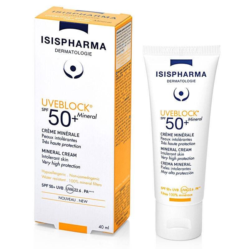 ايزيس يو في بلوك SPF50+ كريم معدني 40 مل